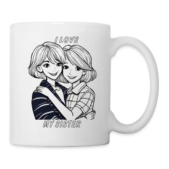 SISTERS I LOVE MY SISTER - Mug - white - Right