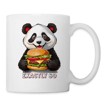 PANDA BEAR BURGER EXACTLY SO - Mug - white - Right