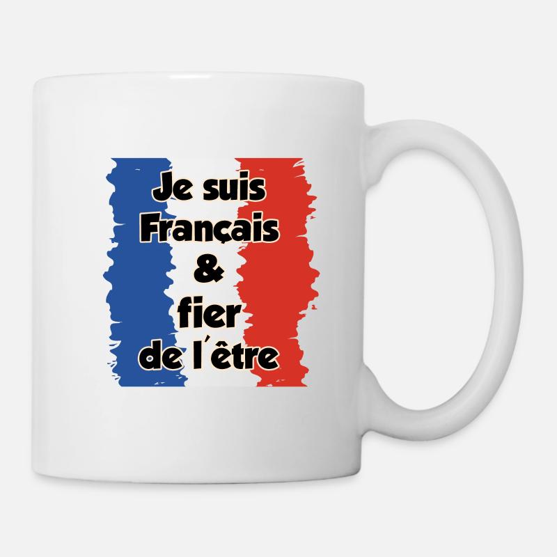 Je suis français et fier - Mug blanc - blanc