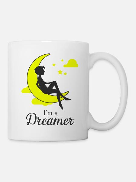 ICH BIN EIN TRÄUMER - Tasse - Weiß