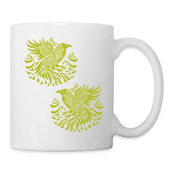 Crow Raven Birds Occult Crows Raven Raven - Mug - white - Right