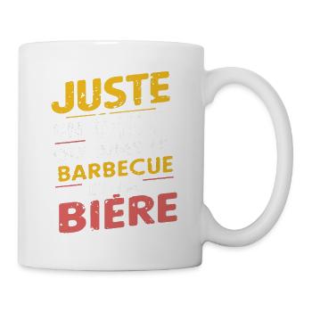 Barbecue beer - BBQ humor - Mug - white - Right