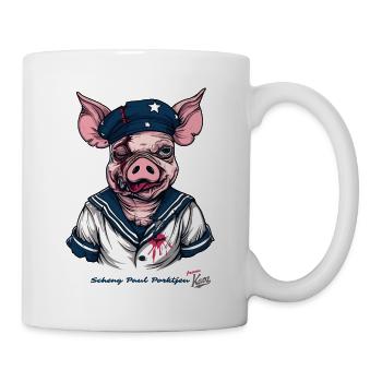 The scent of a battered sow sailor pig - Mug - white - Right