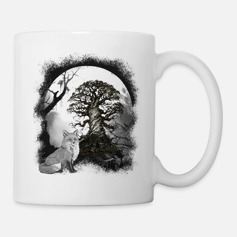 Halloween Forest Fox Foxes Fairy Tale Fairy Tale Character - Mug - white