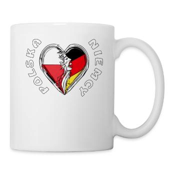 CŒUR DE POLSKA NIEMCY - Mug blanc - blanc - Droite