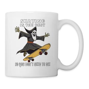 SENSENMANN SKATING IS THE BEST - Tasse - Weiß - Rechts