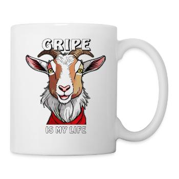 GOAT GRIPE IS MY LIFE - Mug - white - Right