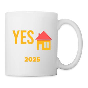We Said Yes To The Address 2025 - Tasse - Weiß - Rechts