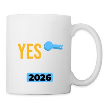 J’ai dit oui à l’adresse 2026 - Mug blanc - blanc - Droite