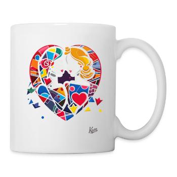 Lovers and Hearts: A Matter of the Heart and Love - Mug - white - Right