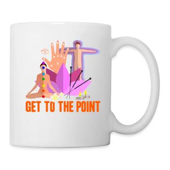 Acupuncture - Mug blanc - blanc - Droite