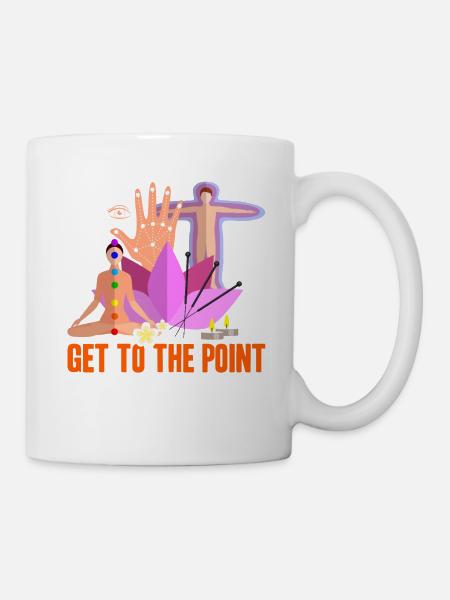 Acupuncture - Mug blanc - blanc