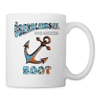 ANCRE DE NAVIRE RESTES DE MON BATEAU - Mug blanc - blanc - Droite