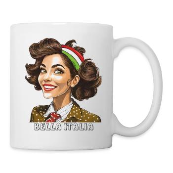 FRAU ITALIEN BELLA ITALIA - Tasse - Weiß - Rechts