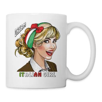 WOMAN ITALY DREAM ITALIAN GIRL - Mug - white - Right