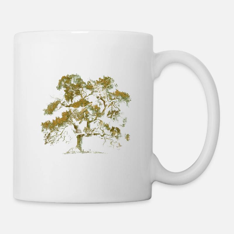 Rehbock Hirsch Hirsche Geweih Natur Wild Reh - Tasse - Weiß