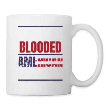 Le mineur américain au sang de charbon Patriotic Mining - Mug blanc - blanc - Droite