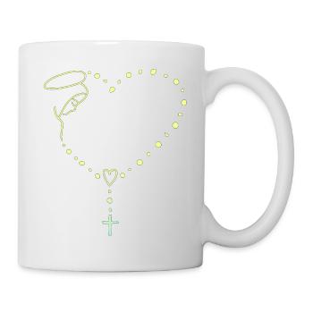 Vierge Marie Jésus Bible Religion chrétienne Madone - Mug blanc - blanc - Droite