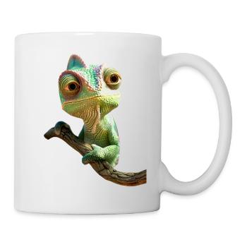 Caméléon, Lézard, Reptile, Iguane, Lézard, Caméléons - Mug blanc - blanc - Droite