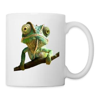 Caméléon, Lézard, Reptile, Iguane, Lézard, Caméléons - Mug blanc - blanc - Droite