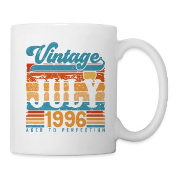 July 1996, July 1996 Birthday Gift. - Mug - white - Right