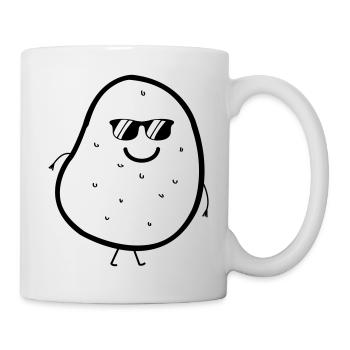 Pomme de terre fraîche - Mug blanc - blanc - Droite
