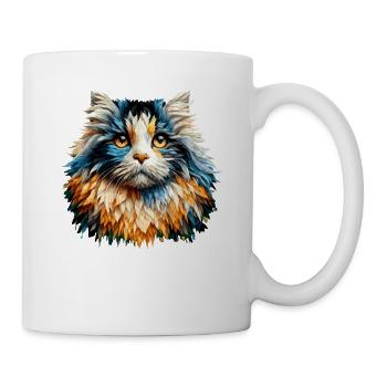Polygon Art American Curl - Mug - white - Right