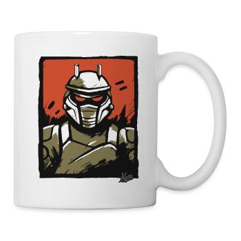 Mecha Mechanical Sci-Fi Robot - Mug - white - Right