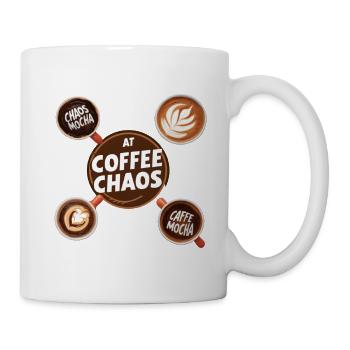 KAFFEE-CHAOS - Tasse - Weiß - Rechts