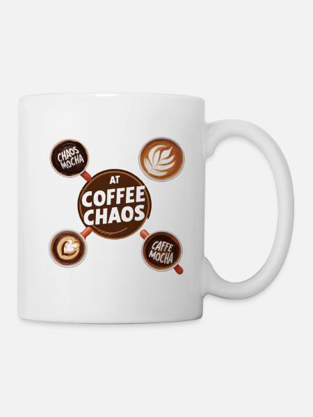 KAFFEE-CHAOS - Tasse - Weiß