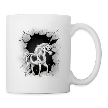 Licornes, Licornes, Créatures Mythiques, Créatures Mythiques, Mystique - Mug blanc - blanc - Droite