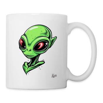 Super Chic Alien - Mug blanc - blanc - Droite