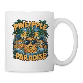 ANANAS-PARADIES - Tasse - Weiß - Rechts