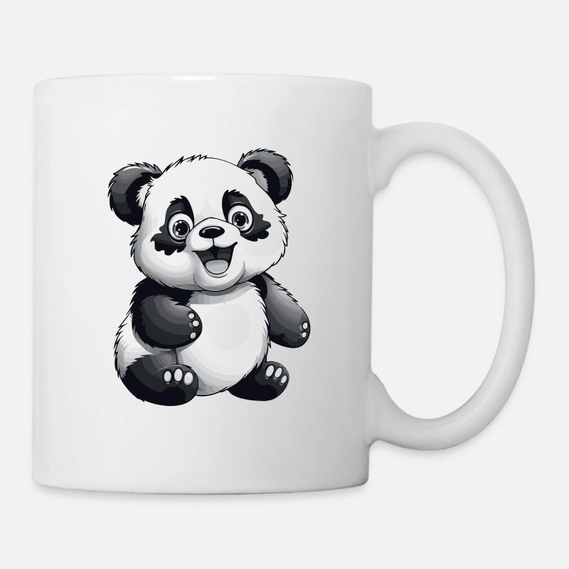 Panda Tier - Tasse - Weiß