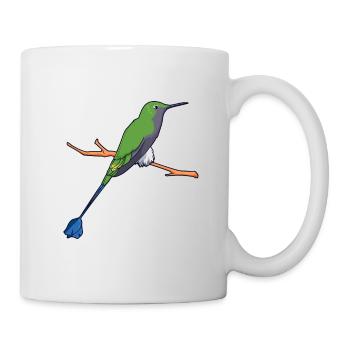 Kawaii Green-parted Flag Sylph - Mug - white - Right