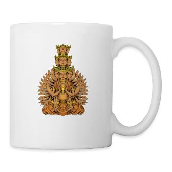 Buddhism God Bodhisattva Avalokiteshvara - Mug - white - Right