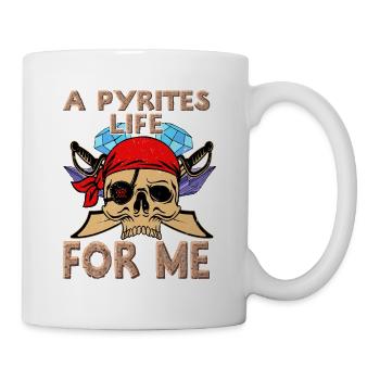 Crazy About Rocks, Minerals And Fossils Geologist - Tasse - Weiß - Rechts