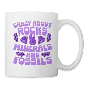 Facilement distrait par la géologie des roches - Mug blanc - blanc - Droite