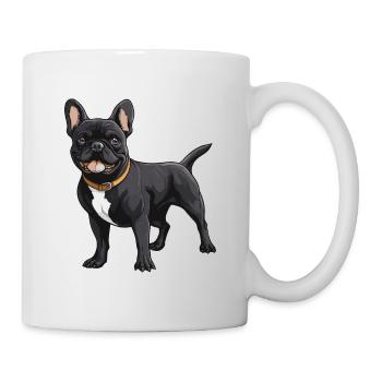 Bouledogue français Chien Animal - Mug blanc - blanc - Droite