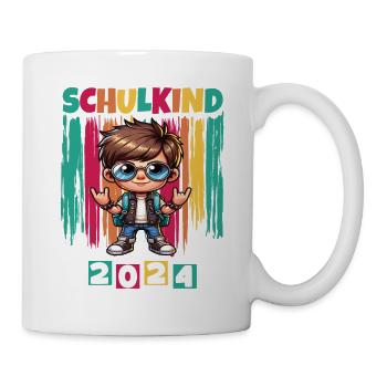 School enrolment for primary school pupils 2024 - Mug - white - Right