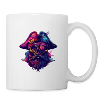Pirate Skull Captain - Mug - white - Right