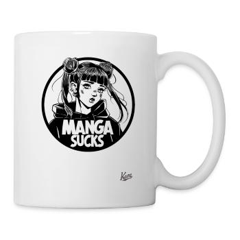 Japan Emo Girl: Manga Sucks - Mug - white - Right