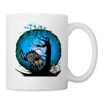 Halloween Cat Cats Mouse - Mug - white - Right
