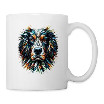 Polygon Art Setter Anglais Setter Laverack - Mug blanc - blanc - Droite