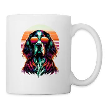 Retro Sunset Sunglasses English Setter Laverack - Mug - white - Right