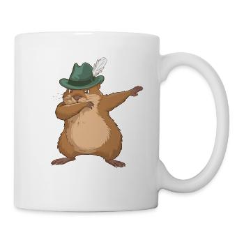 Murmeltier für einen Murmeltier Liebhaber - Tasse - Weiß - Rechts