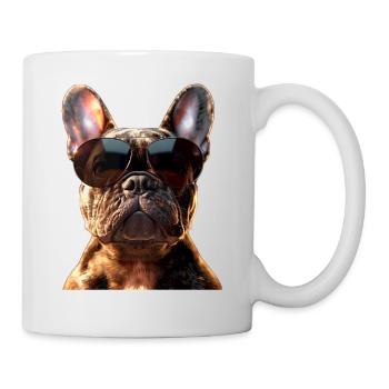 Bouledogue français motif chien bouledogues dogue allemand - Mug blanc - blanc - Droite