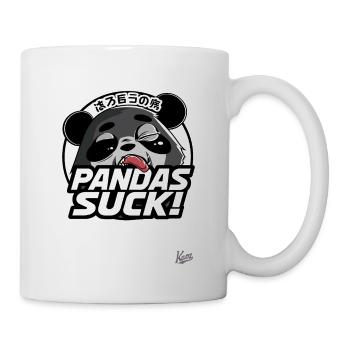Pandas Sind Doof: Pandabär Bär - Tasse - Weiß - Rechts