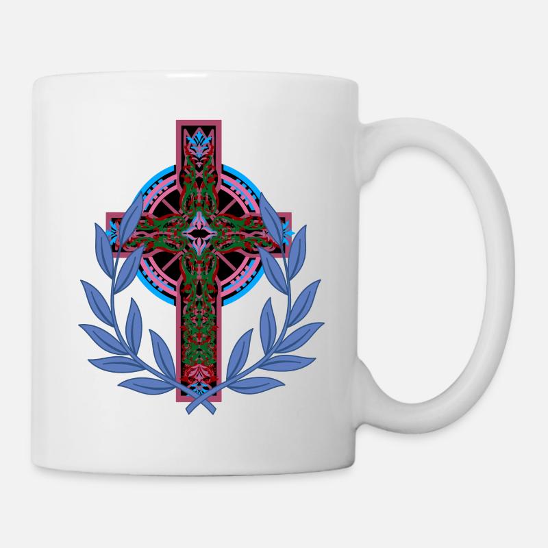 Cross Crosses Crucifix - Mug - white