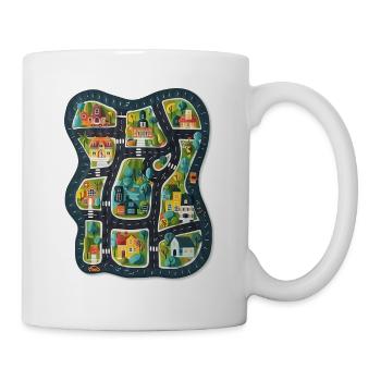 Car Play Mate - Children Give Parent A Massage 2 - Tasse - Weiß - Rechts